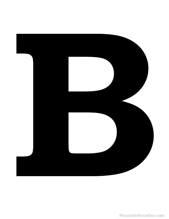 Detail B Letter Image Nomer 6
