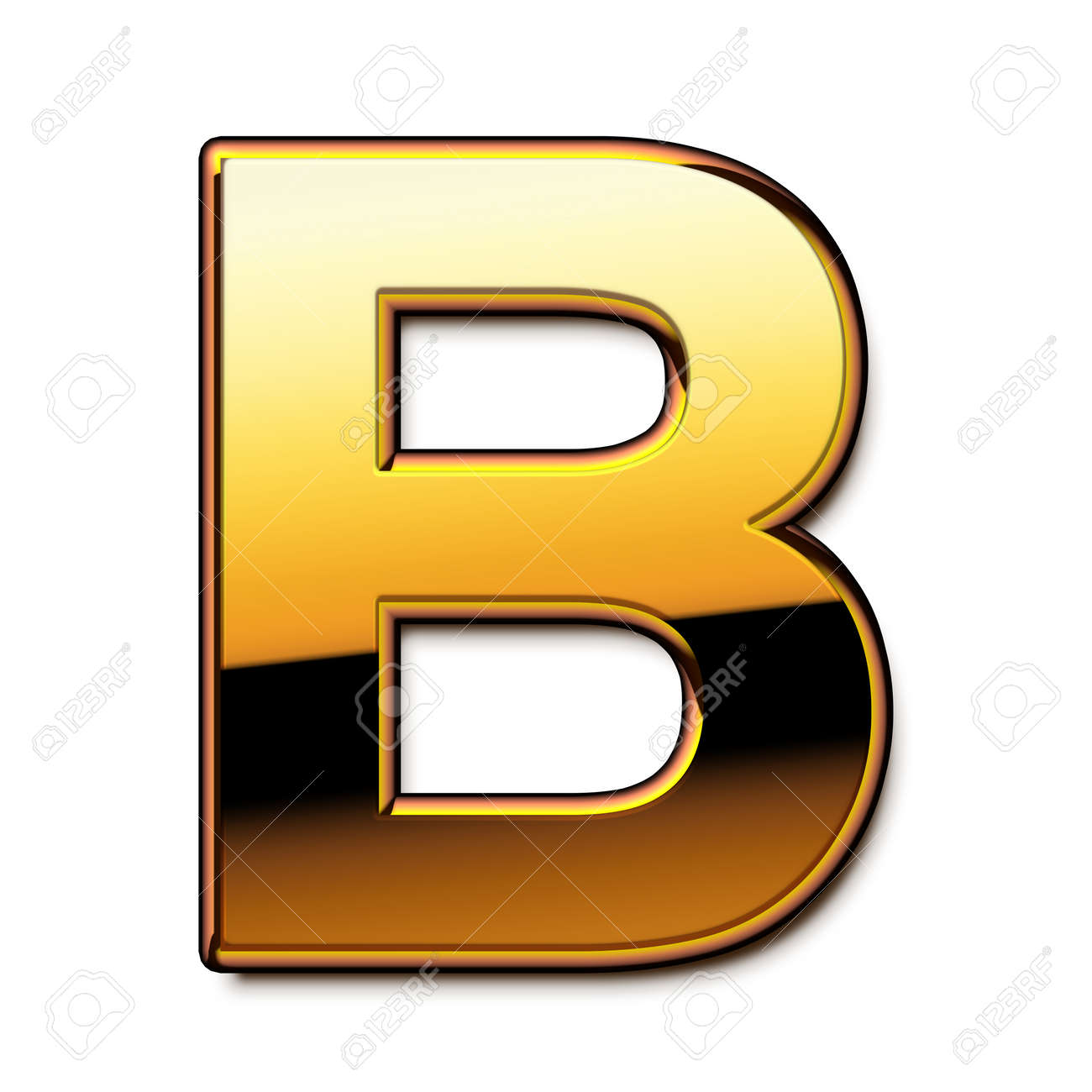 Detail B Letter Images Nomer 16