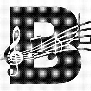Detail B Music Note Symbol Nomer 44