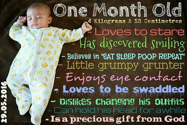 Detail Baby 1 Month Quotes Nomer 7