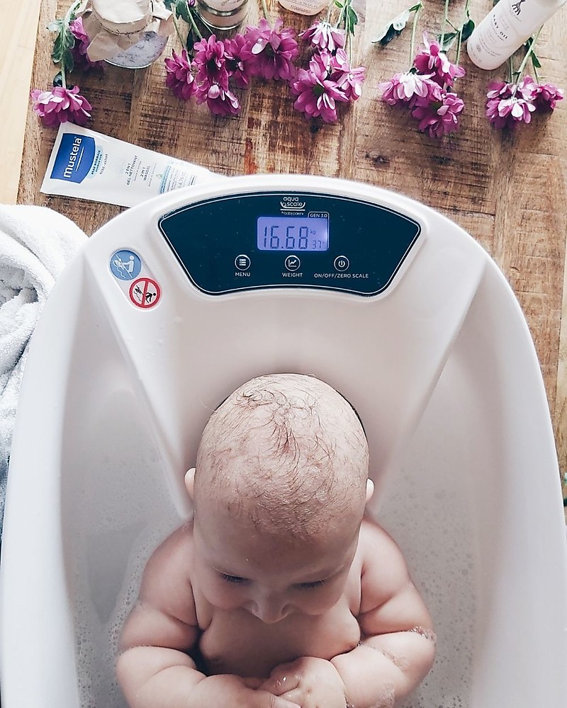 Detail Baby Bathtub With Thermometer And Scale Nomer 28