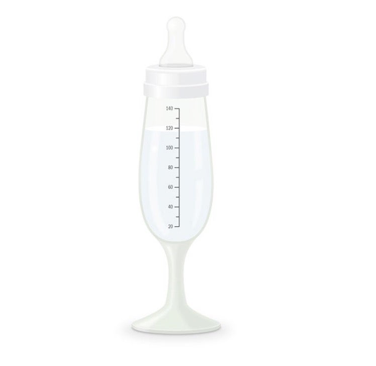 Detail Baby Bottle Champagne Flute Nomer 8