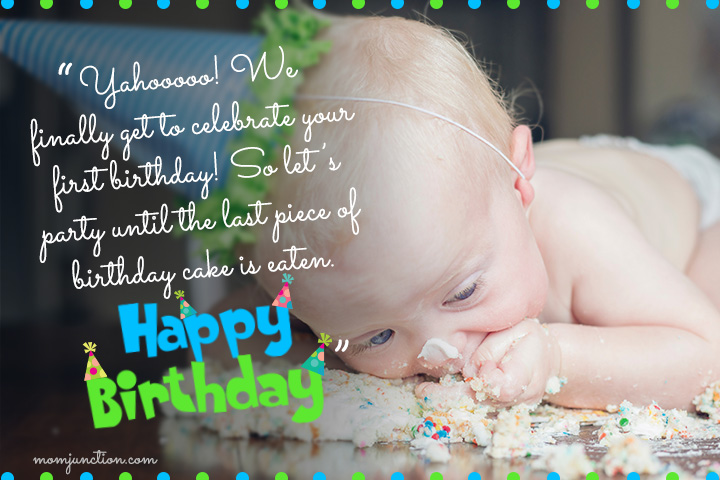 Detail Baby Boy First Birthday Quotes From Mother Nomer 36