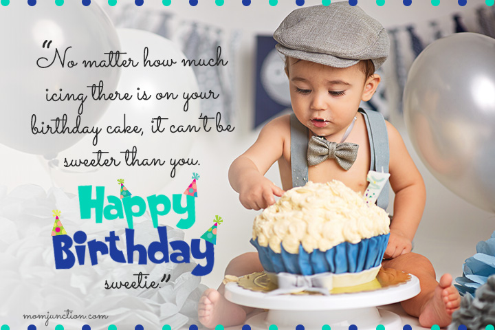 Detail Baby Boy First Birthday Quotes From Mother Nomer 44