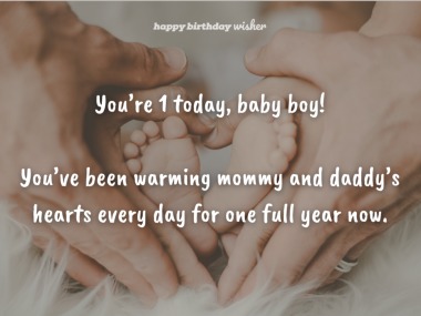 Detail Baby Boy First Birthday Quotes From Mother Nomer 9