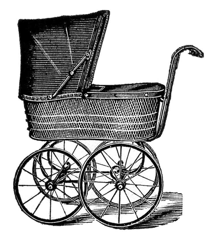 Detail Baby Carriage Clipart Free Nomer 37