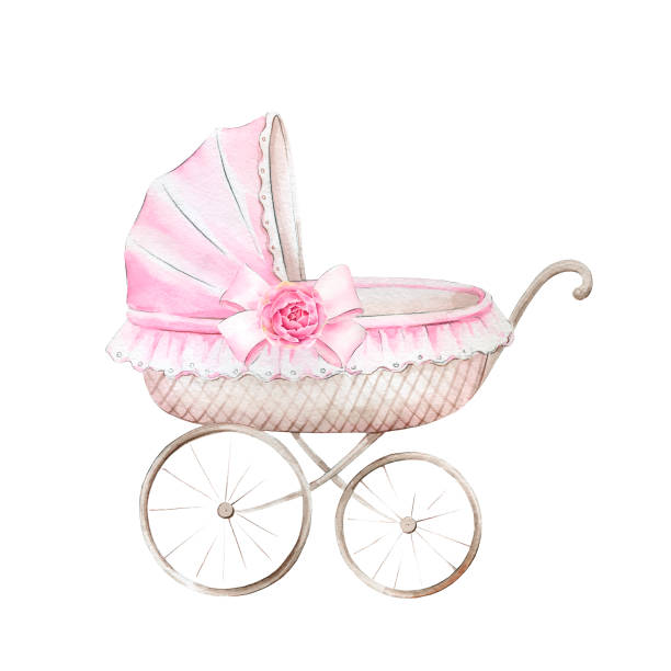 Detail Baby Carriage Clipart Free Nomer 41