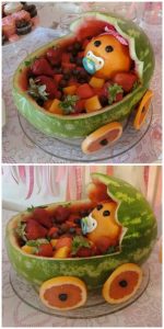 Detail Baby Carriage Out Of Watermelon Nomer 5