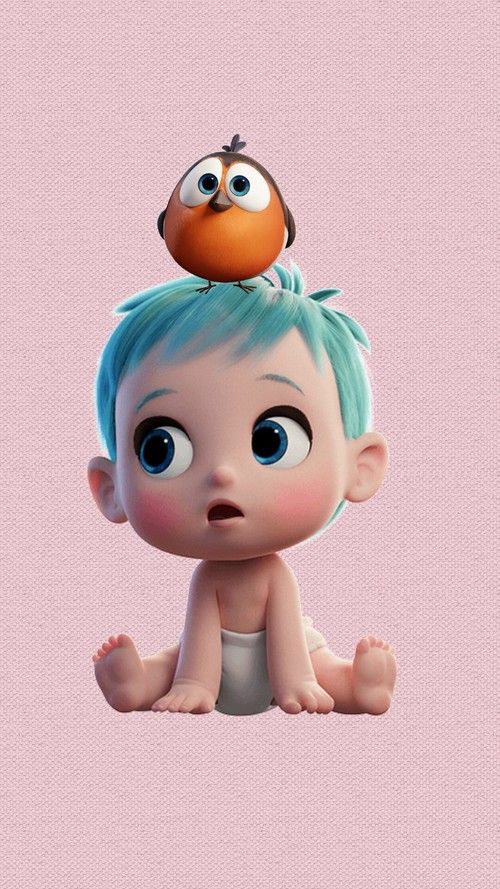 Baby Cartoon Wallpaper - KibrisPDR