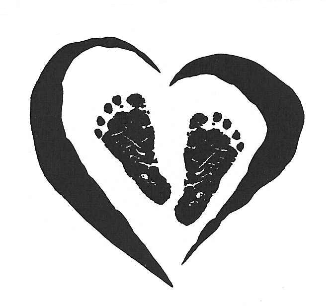 Detail Baby Footprints Clipart Black Nomer 23