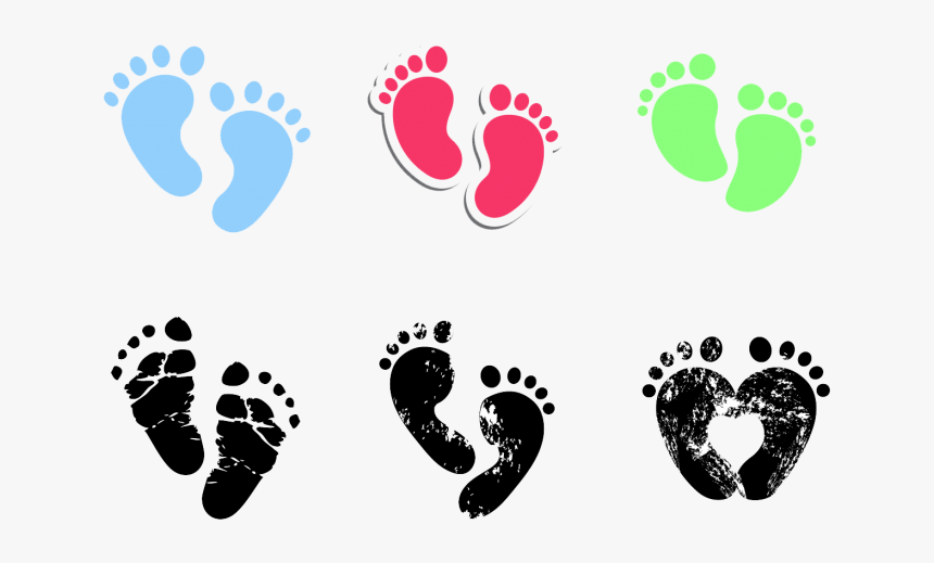 Detail Baby Footprints Clipart Free Nomer 11