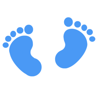 Detail Baby Footprints Clipart Free Nomer 12