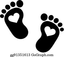 Detail Baby Footprints Clipart Free Nomer 14