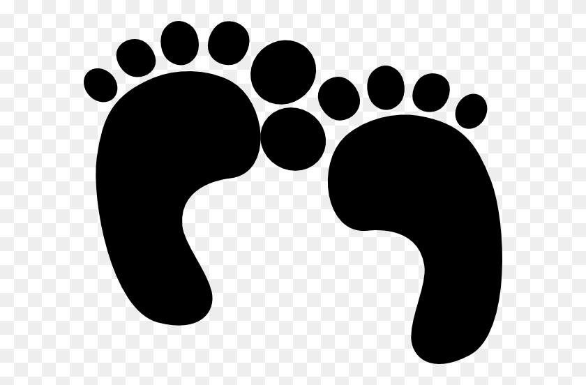 Detail Baby Footprints Clipart Free Nomer 6