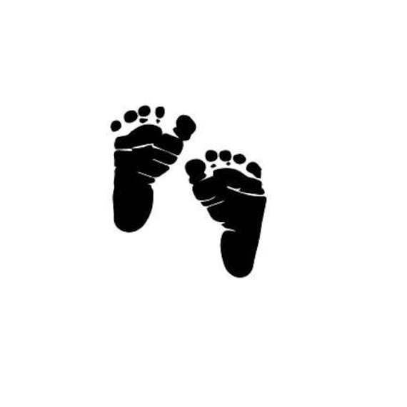 Detail Baby Footprints Silhouette Nomer 14