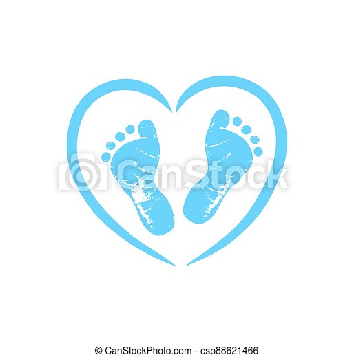 Detail Baby Footprints Silhouette Nomer 41