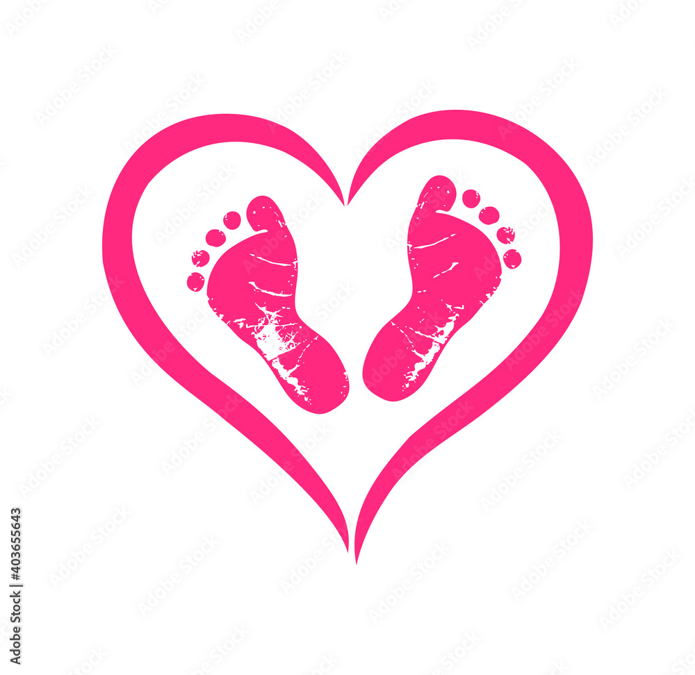 Detail Baby Footprints Silhouette Nomer 53