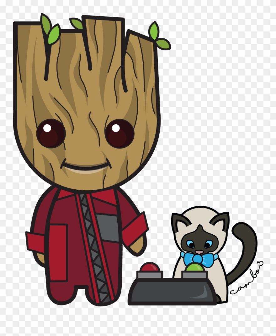 Detail Baby Groot Clip Art Nomer 13