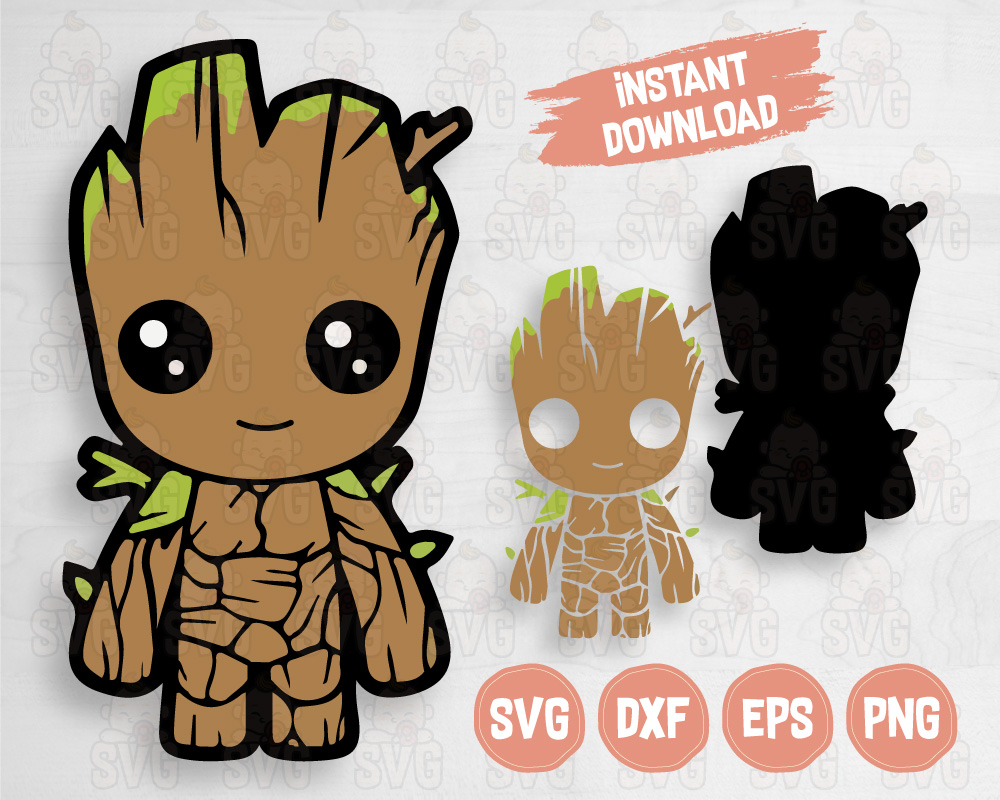 Detail Baby Groot Clip Art Nomer 27