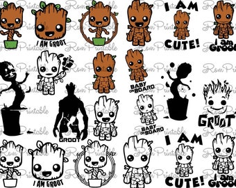 Detail Baby Groot Clip Art Nomer 42