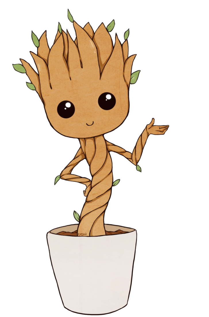 Detail Baby Groot Clip Art Nomer 6