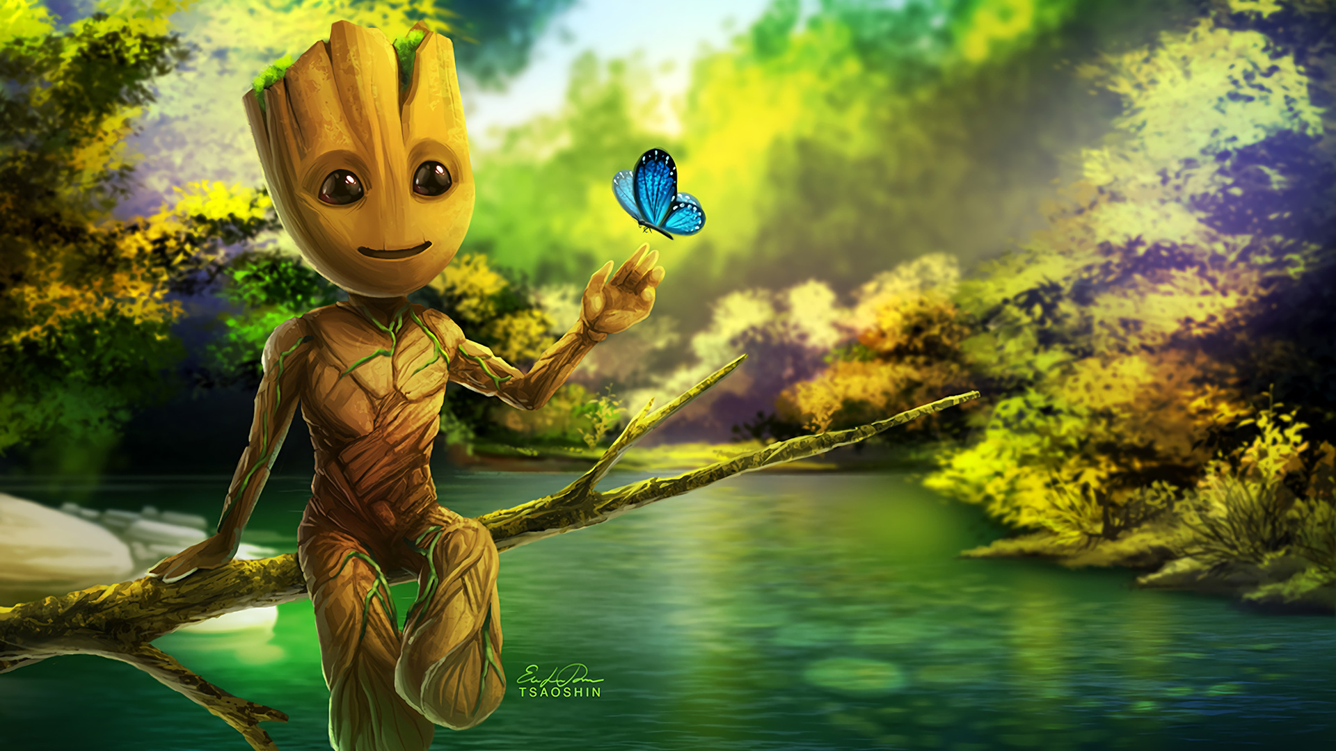 Detail Baby Groot Hd Wallpaper Nomer 32