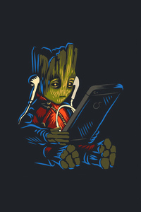 Detail Baby Groot Iphone Wallpaper Nomer 13