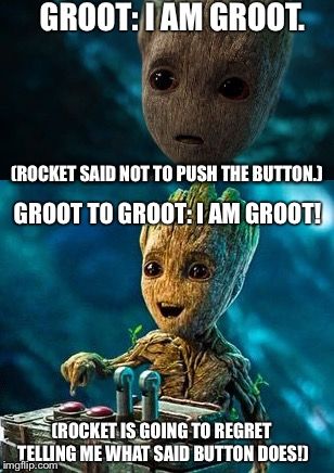 Detail Baby Groot Meme Nomer 16