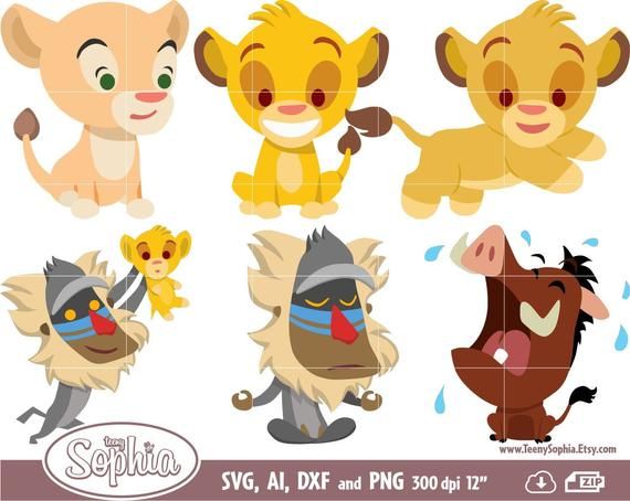Detail Baby Lion King Clipart Nomer 7