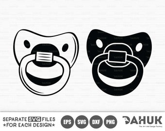 Detail Baby Pacifier Clipart Black And White Nomer 31