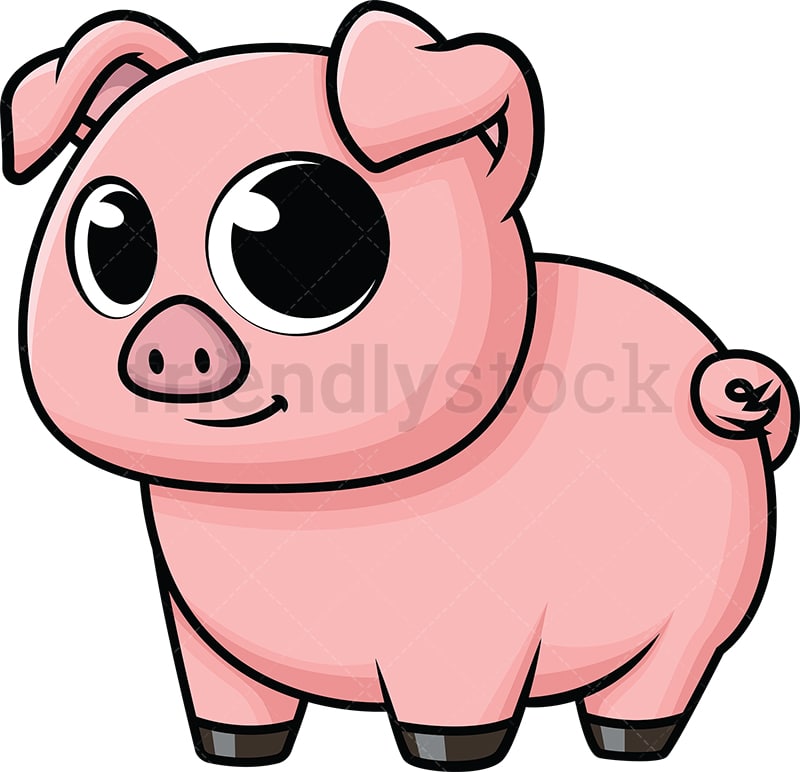 Detail Baby Pig Cartoon Nomer 2