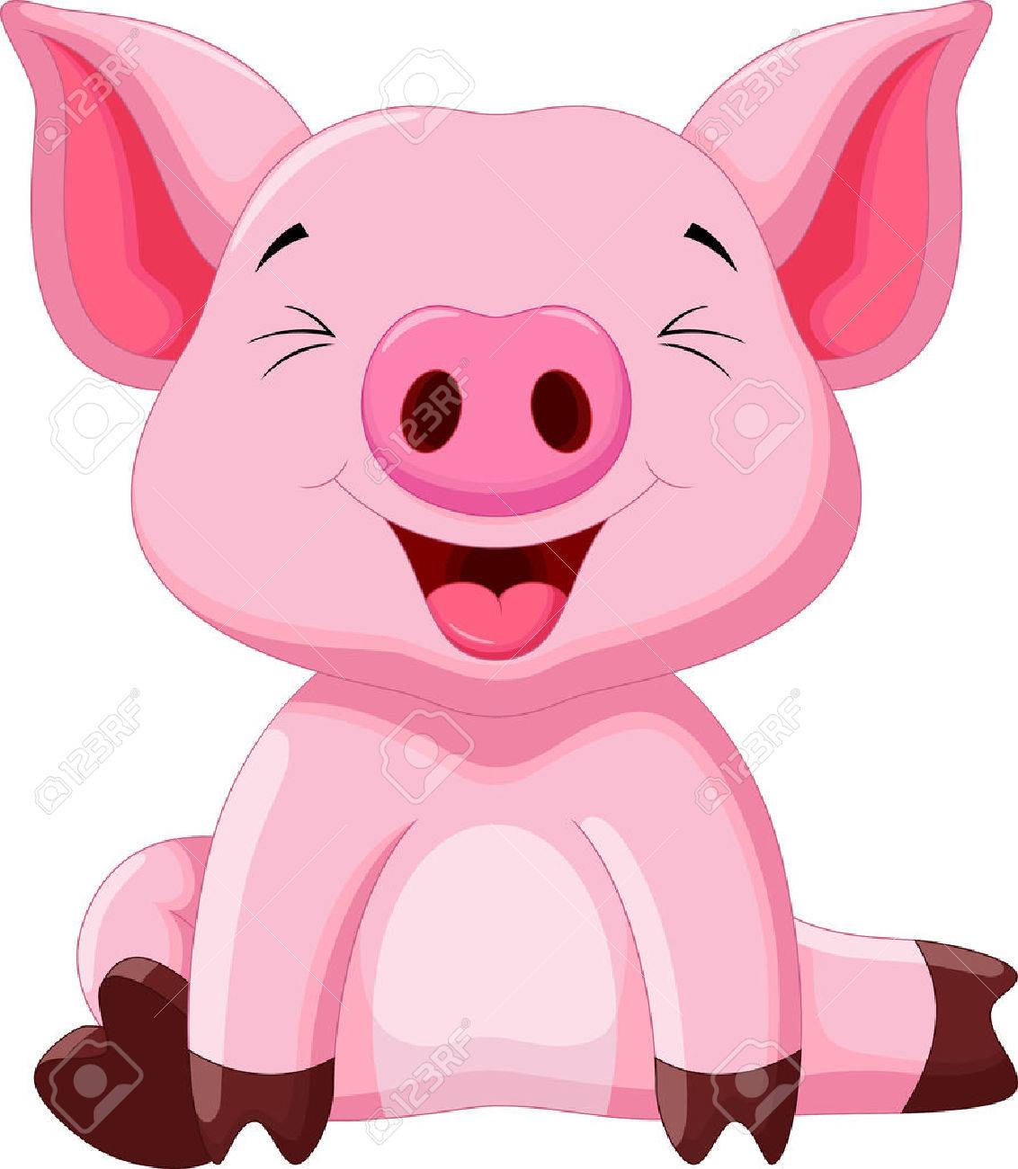Detail Baby Pig Cartoon Nomer 3