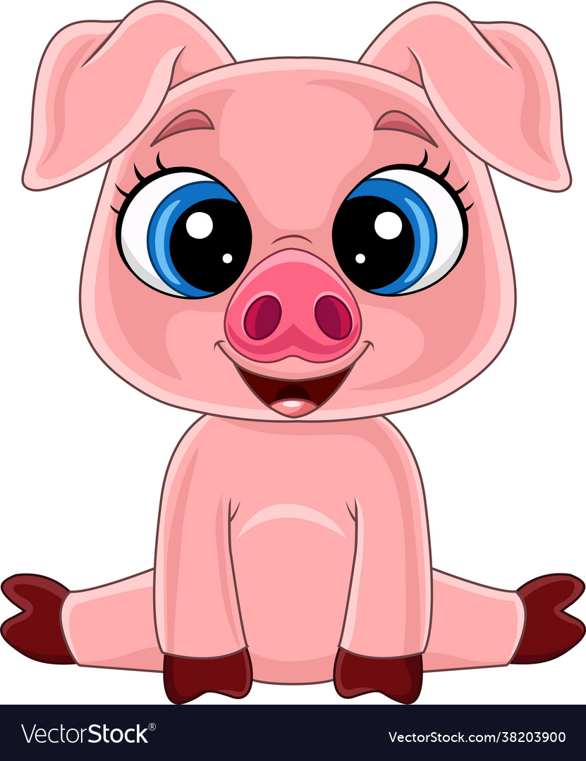 Detail Baby Pig Cartoon Nomer 24