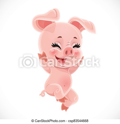 Detail Baby Pig Cartoon Nomer 27