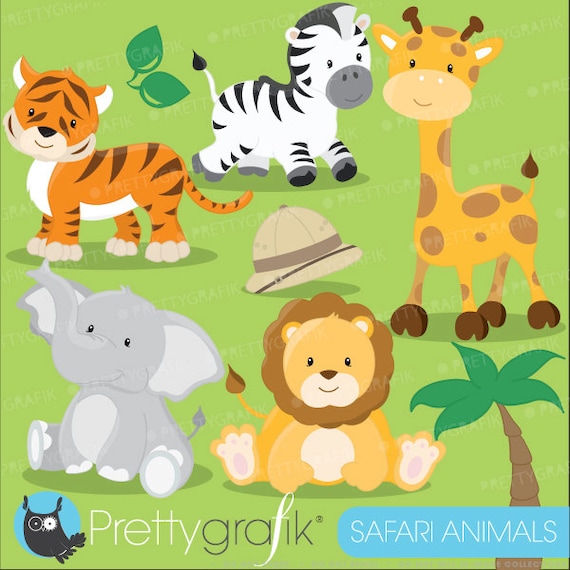 Detail Baby Safari Animal Clipart Nomer 17