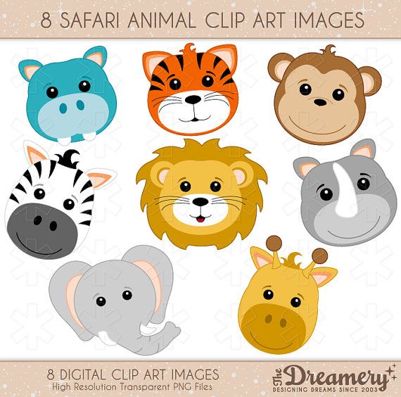 Detail Baby Safari Animal Clipart Nomer 18