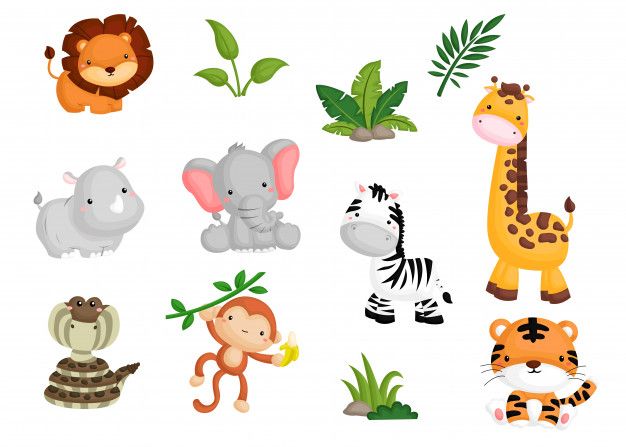 Detail Baby Safari Clipart Nomer 44