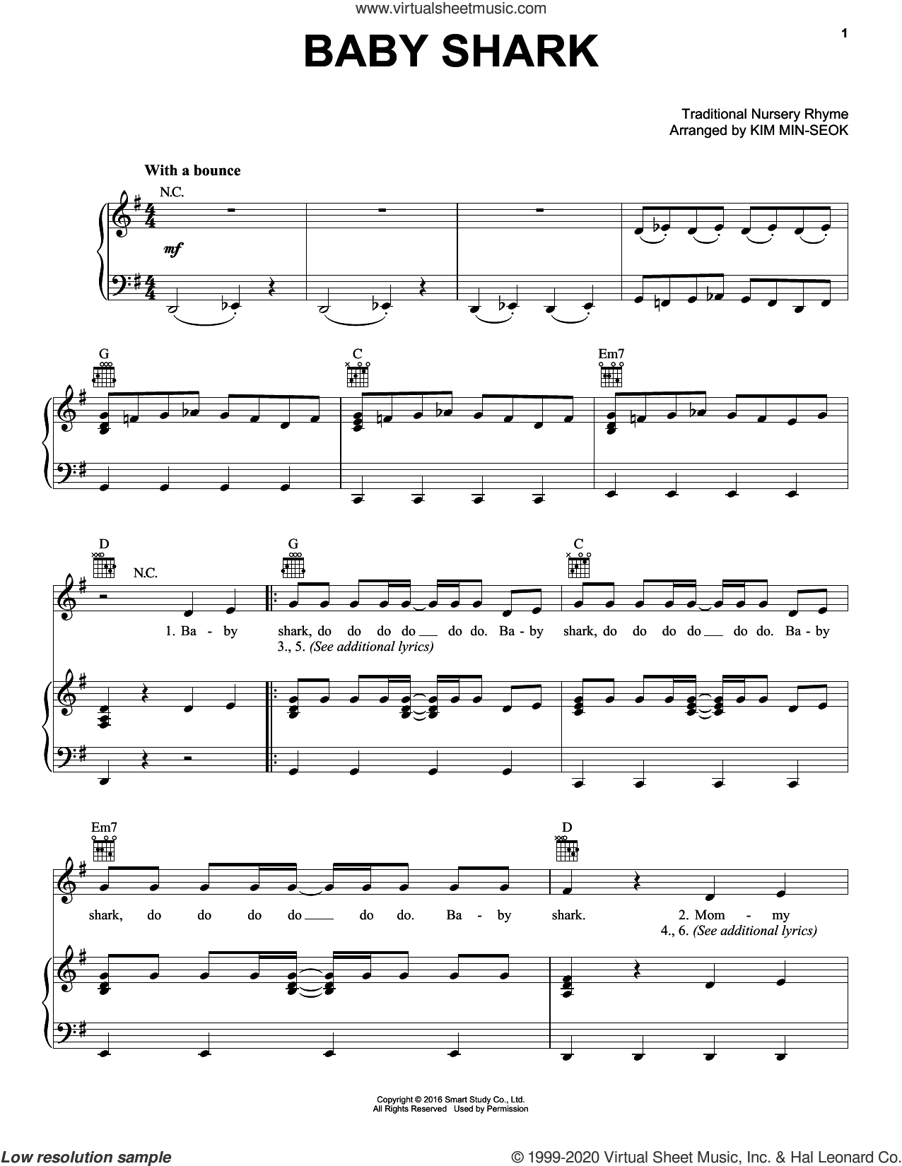 Detail Baby Shark Alto Saxophone Sheet Music Nomer 23