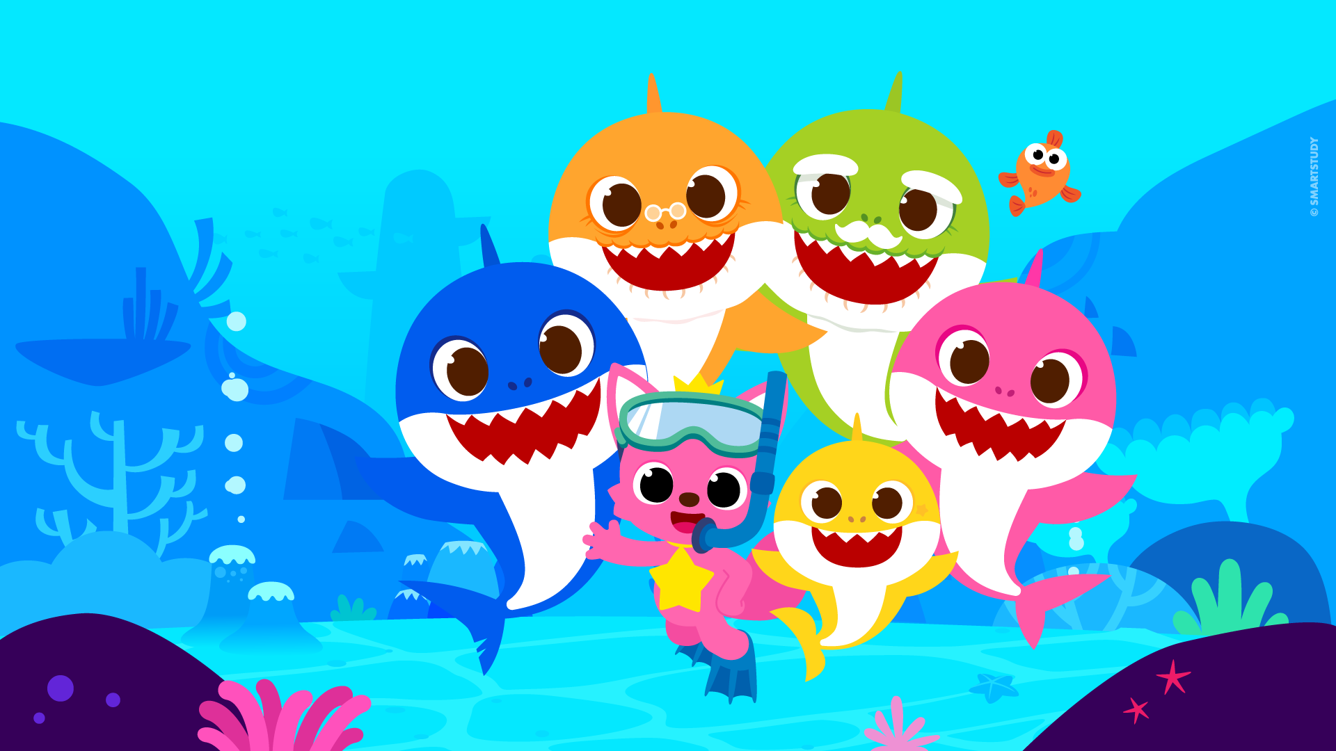 Detail Baby Shark Background Nomer 22