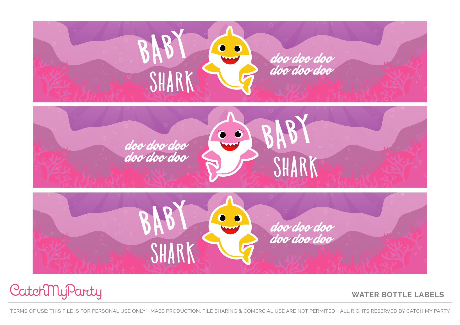 Detail Baby Shark Background Pink Nomer 24