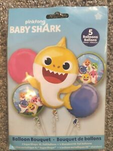 Detail Baby Shark Balloon Bouquet Nomer 13