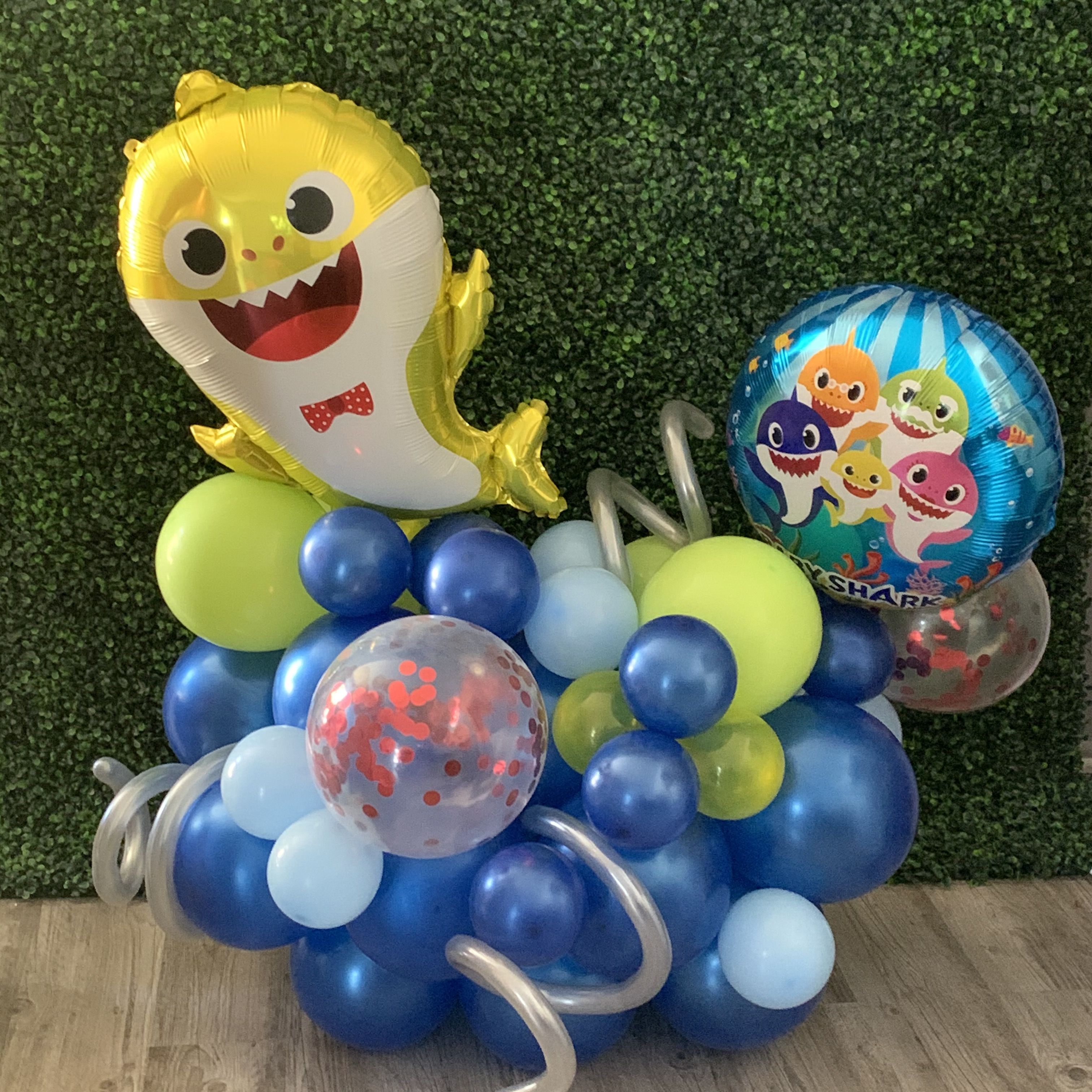 Detail Baby Shark Balloon Bouquet Nomer 25