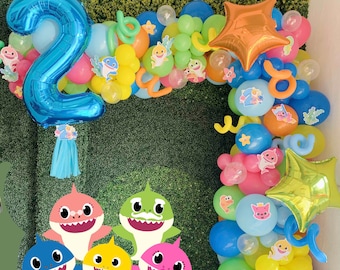 Detail Baby Shark Balloon Bouquet Nomer 27