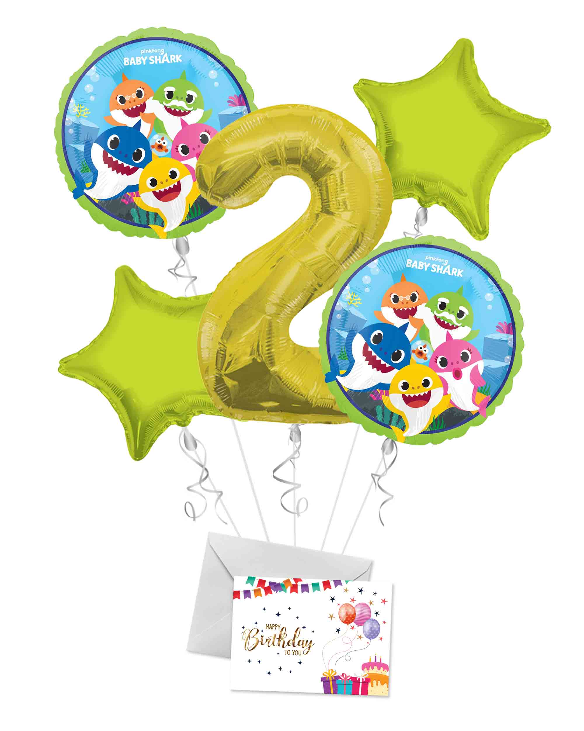 Detail Baby Shark Balloon Bouquet Nomer 33