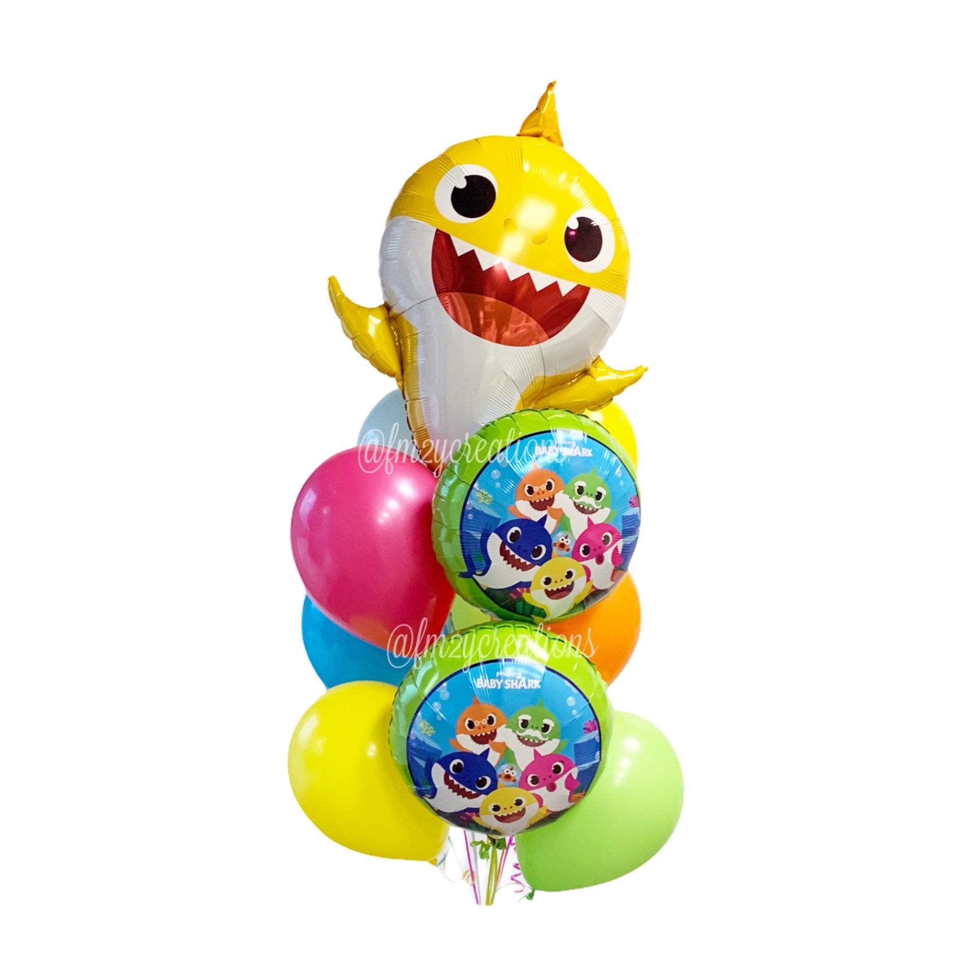 Detail Baby Shark Balloon Bouquet Nomer 43