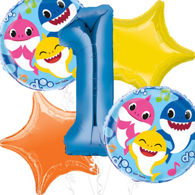 Detail Baby Shark Balloon Bouquet Nomer 55