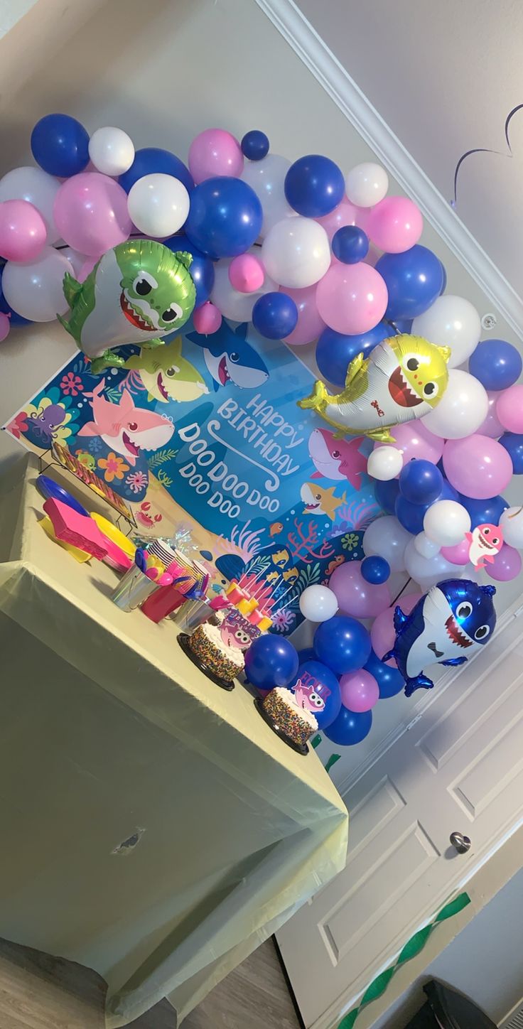 Detail Baby Shark Balloon Columns Nomer 10