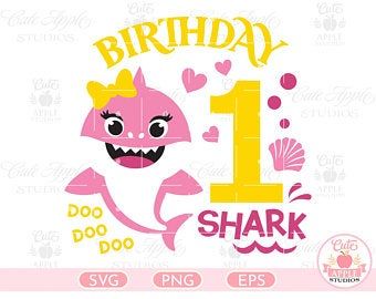 Detail Baby Shark Birthday Clipart Nomer 26