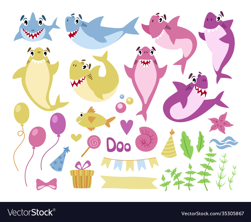 Detail Baby Shark Birthday Clipart Nomer 33