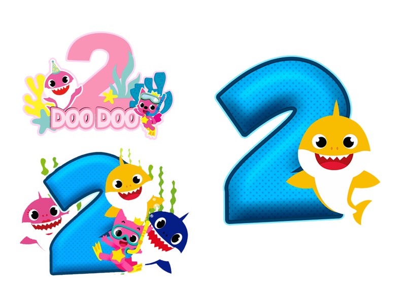 Detail Baby Shark Birthday Clipart Nomer 47